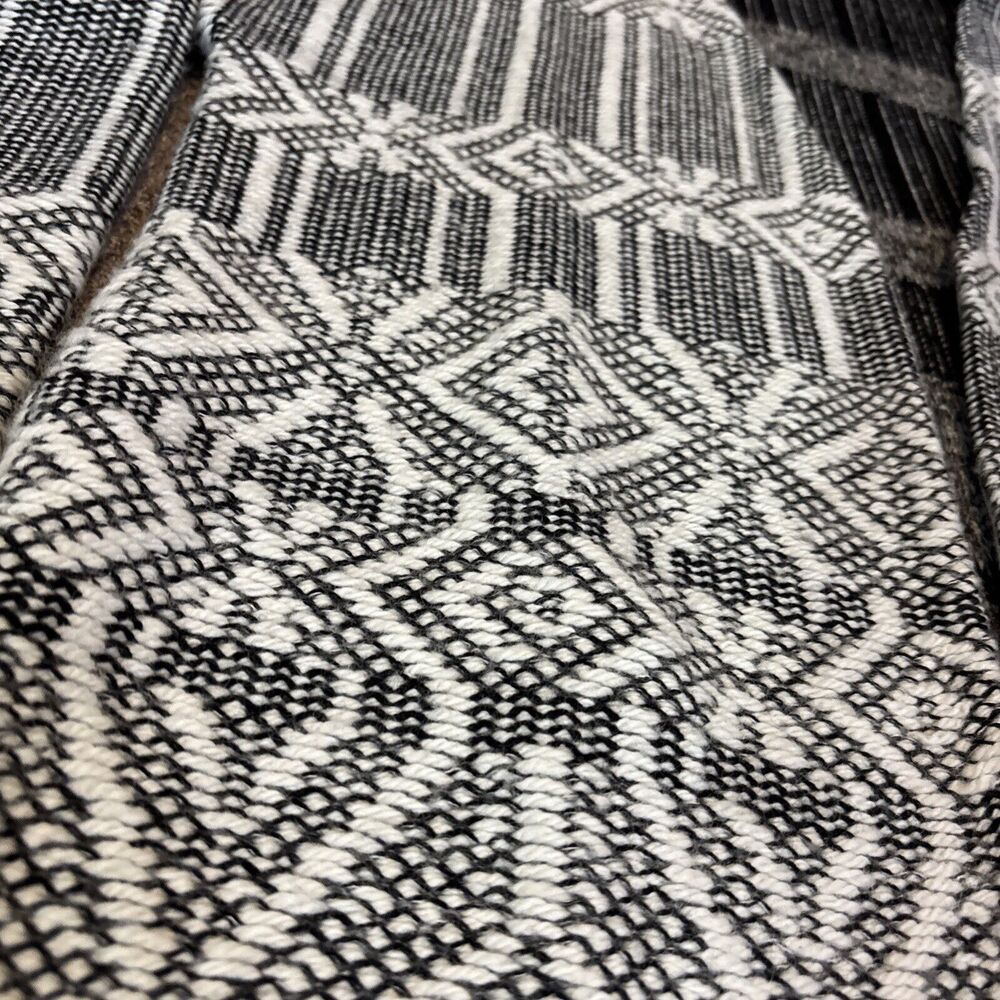 Gerard Darel PARIS Cardigan Womens 1 Open Front Knit Aztec Geometric - Picture 2 of 10